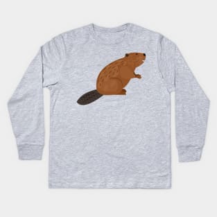 Beaver Kids Long Sleeve T-Shirt